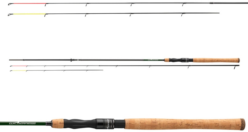 Daiwa prút wilderness coregone 2,4 m 3-12 g 2+2 diely.
 Špeciálna spojka umožňuje vyrobiť extrémne štíhle, ľahké a dokonale vyvážené blanky, ktoré indikujú aj tie najjemnejšie zábery.
 Dve špičky z uhlíkových vlákien umožňujú presne sa prispôsobiť aktuálnym vodným podmienkam a reagovať na aktuálne chovanie sihov.