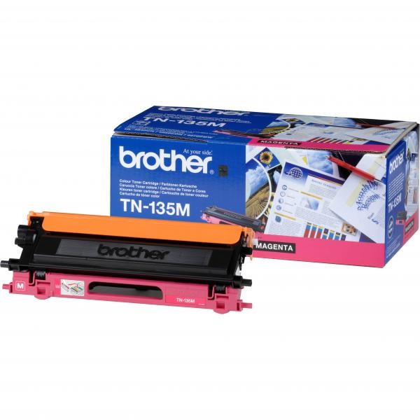 Brother TN-135M purpurový (magenta) originálny toner.
Originálny toner = záruka priamo od výrobcu tlačiarne
100 % použitie v tlačiarni - bezproblémové fungovanie s vašou tlačiarňou
Použitím originálnej náplne predlžujete životnosť tlačiarne
Osvedčená špičková kvalita - vysoko kvalitná a spoľahlivá tlač originálnou tlačovou kazetou od prvej do poslednej stránky
Trvalé a profesionálne výsledky tlače - dlhodobá udržateľnosť tlače
Kratšia prodleva pri tlači stránok
Garancia Vašej spokojnosti s použitím našej originálnej náplne
Zabezpečujeme bezplatnú recykláciu originálnych náplní
Zlyhanie náplne v menej ako 1% prípadov
Jednoduchá a rýchla výmena náplne

Kód výrobcu: TN135M