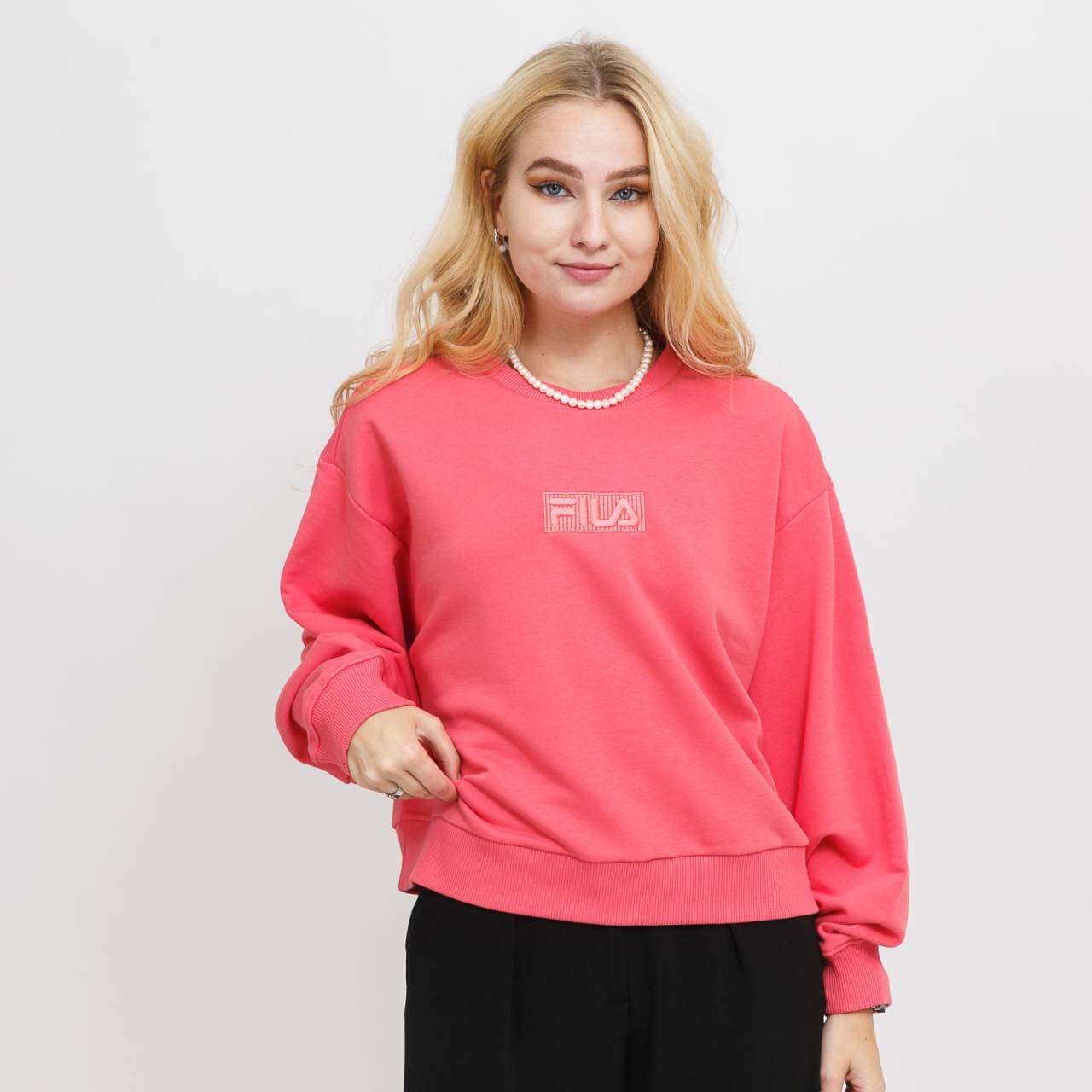 Fila BANSKO cropped crew sweat XL.