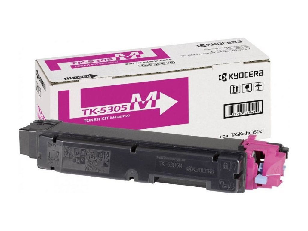 Kyocera TK-5305M 1T02VMBNL0 purpurový (magenta) originálny toner.
Originálny toner = záruka priamo od výrobcu tlačiarne
100 % použitie v tlačiarni - bezproblémové fungovanie s vašou tlačiarňou
Použitím originálnej náplne predlžujete životnosť tlačiarne
Osvedčená špičková kvalita - vysoko kvalitná a spoľahlivá tlač originálnou tlačovou kazetou od prvej do poslednej stránky
Trvalé a profesionálne výsledky tlače - dlhodobá udržateľnosť tlače
Kratšia prodleva pri tlači stránok
Garancia Vašej spokojnosti s použitím našej originálnej náplne
Zabezpečujeme bezplatnú recykláciu originálnych náplní
Zlyhanie náplne v menej ako 1% prípadov
Jednoduchá a rýchla výmena náplne

Kód výrobcu: 1T02VMBNL0