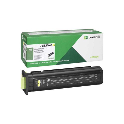 Lexmark 73B20Y0 žltý (yellow) originálny toner.
Originálny toner = záruka priamo od výrobcu tlačiarne
100 % použitie v tlačiarni - bezproblémové fungovanie s vašou tlačiarňou
Použitím originálnej náplne predlžujete životnosť tlačiarne
Overená špičková kvalita - vysoko kvalitná a spoľahlivá tlač originálnou tlačovou kazetou od prvej do poslednej stránky
Trvalé a profesionálne výsledky tlače - dlhodobá udržateľnosť tlače
Kratšia prodleva pri tlači stránok
Garancia Vašej spokojnosti s použitím našej originálnej náplne
Zabezpečujeme bezplatnú recykláciu originálnych náplní
Zlyhanie náplne v menej ako 1% prípadov
Jednoduchá a rýchla výmena náplne

Kód výrobcu: 73B20Y0