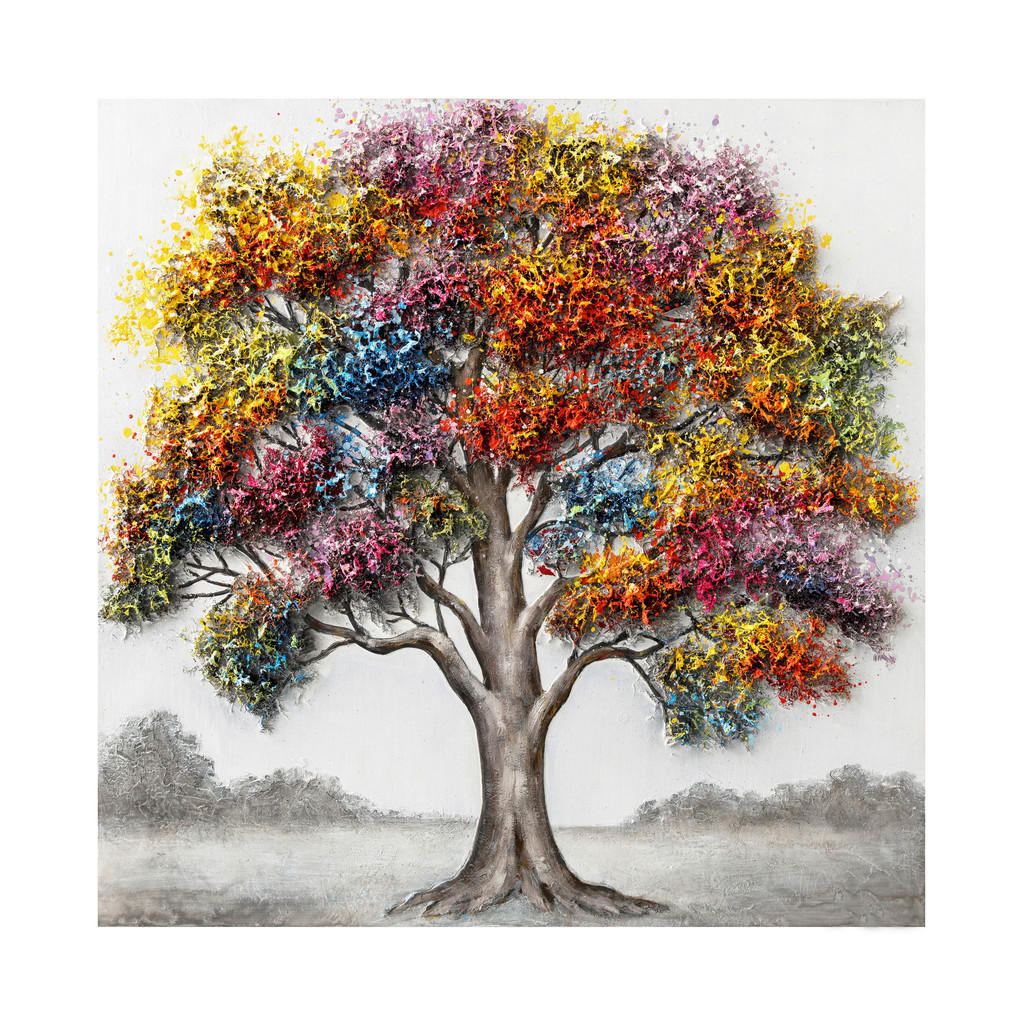 Monee OLEJOMAĽBA, stromy, 100/100 cm.