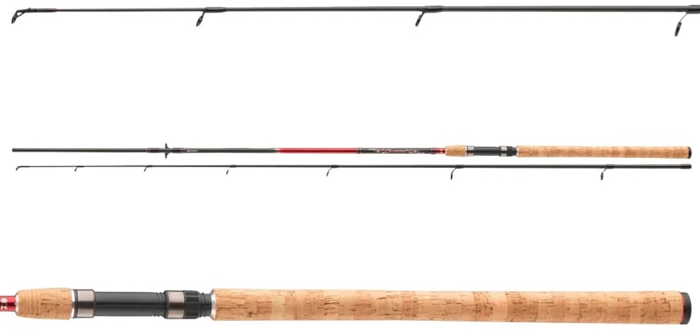 Daiwa prút sweepfire spin 2,7 m 40-100 g 2 diely.
 Tieto prúty Sweepfire Spinning, vybavené očkami z oxidu hliníka, príjemnou korkovou rukoväťou a sviežim dizajnom, sú k dispozícii s úplne skvelým pomerom ceny a výkonu
