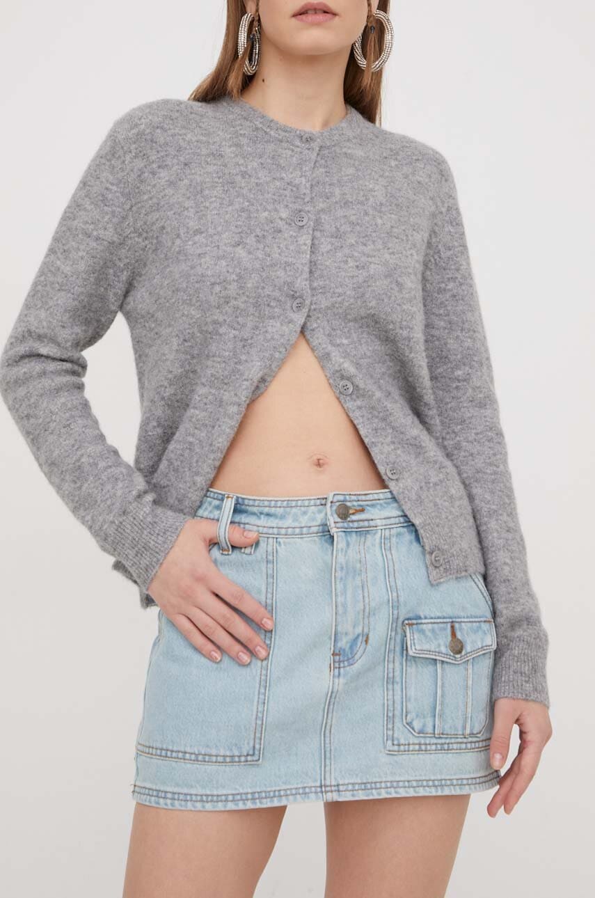 Rifľová sukňa Guess Originals.