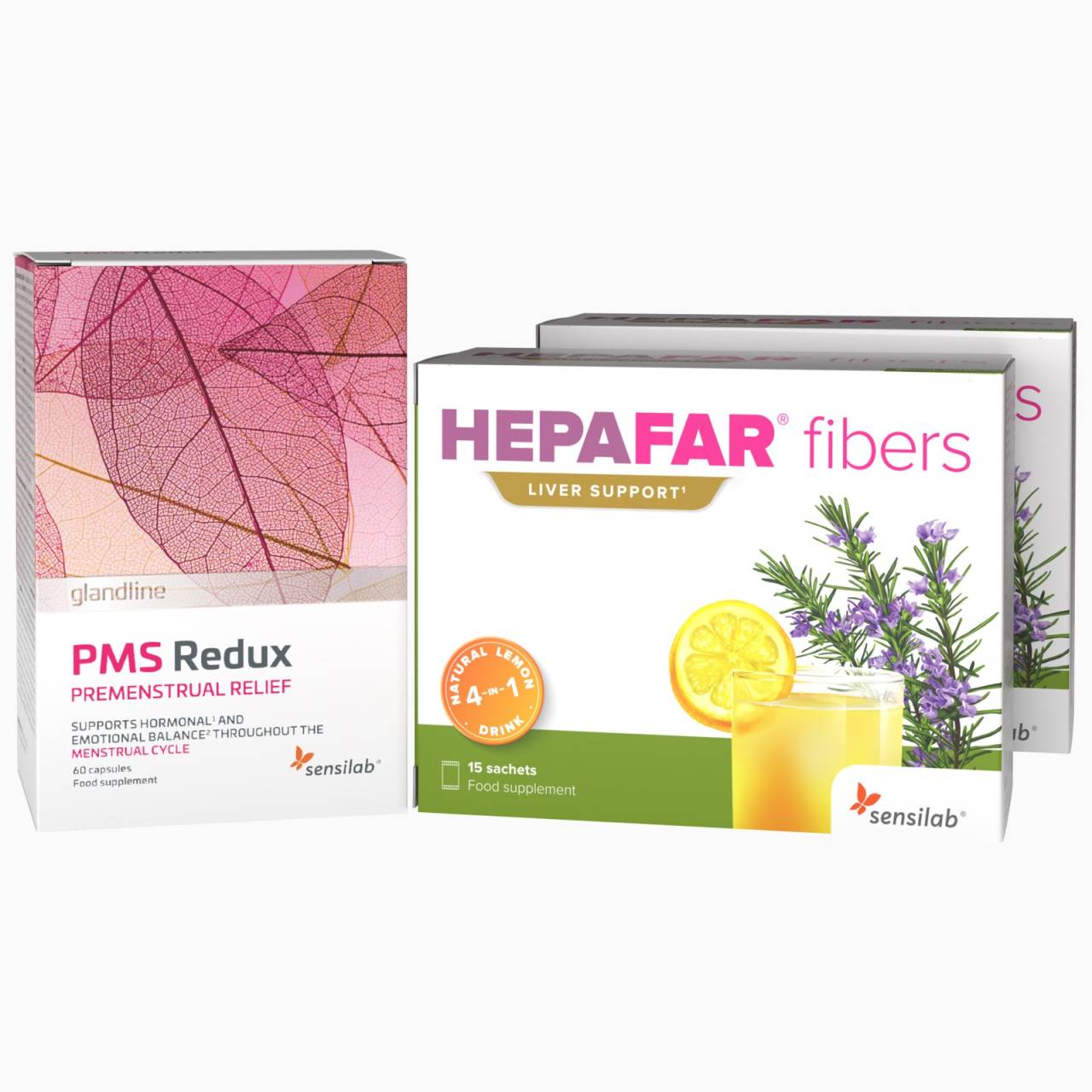 glandline PMS Redux + HEPAFAR Fibers 2x.