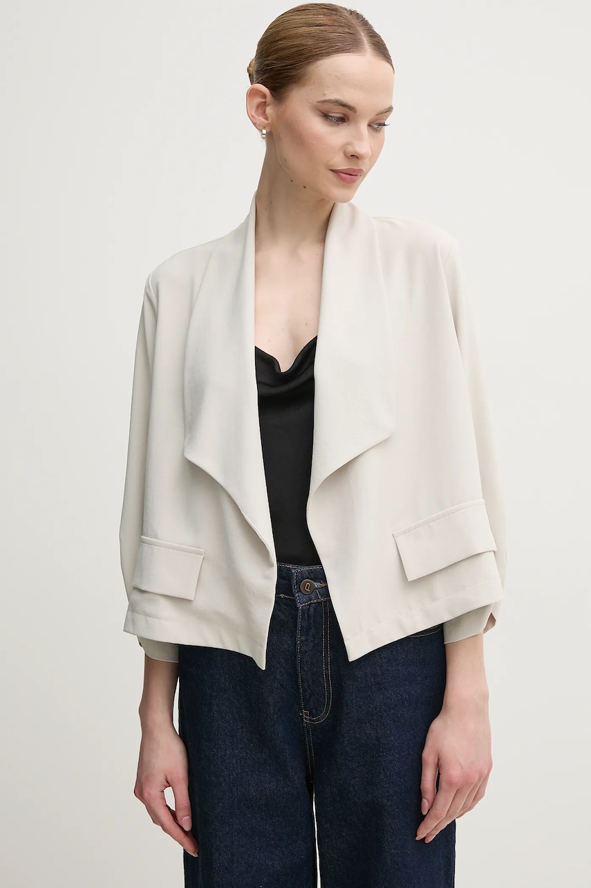 Sako Joseph Ribkoff béžová farba, bez zapínania, jednofarebná, 251088.