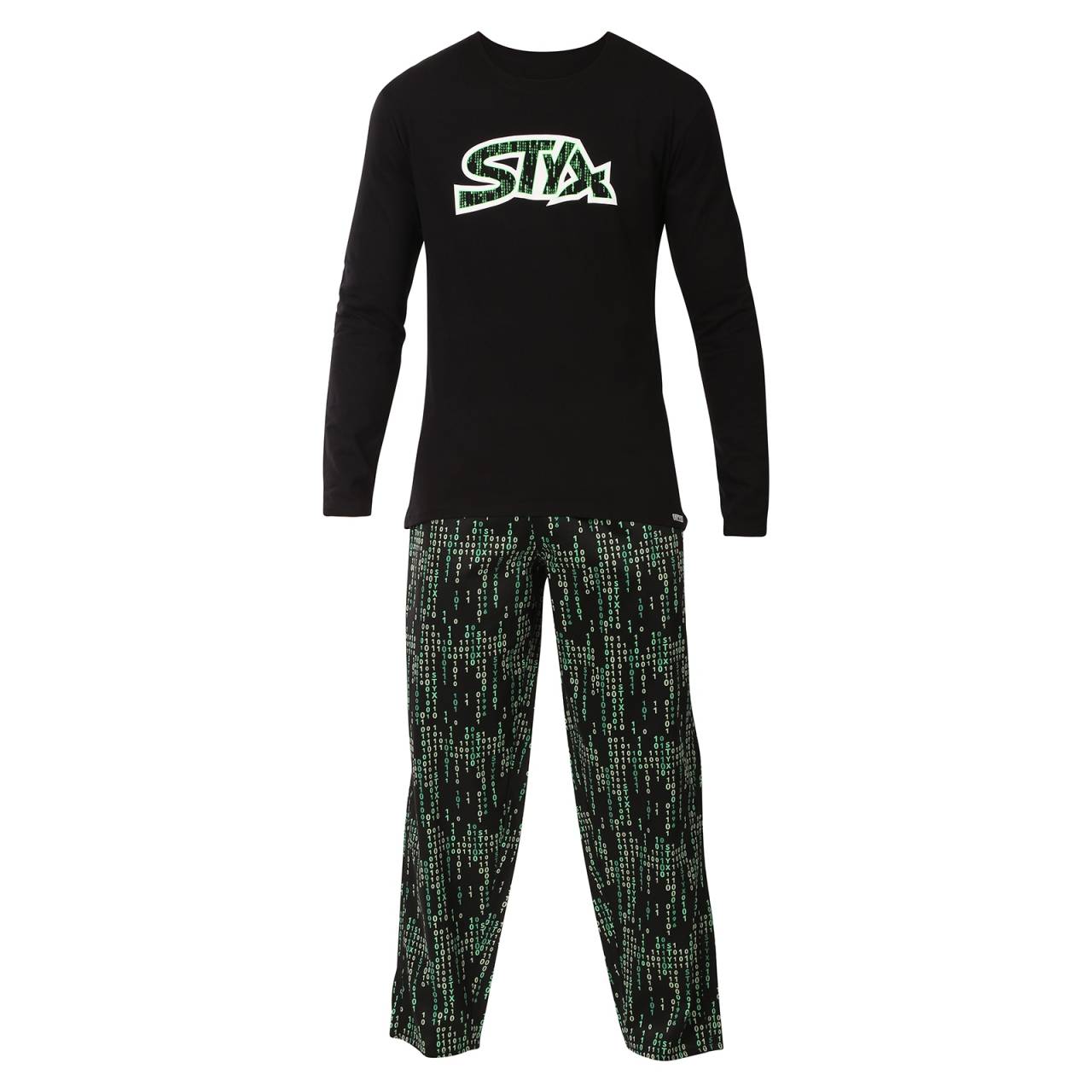 Styx Pyjama-Code für Männer (PDP1152) M.
Möchten Sie zu Hause maximalen Komfort beim Schlafen und Entspannen genießen?
Hochwertige Materialien für maximalen Komfort
Die Pyjamas von Styx für Männer sind aus hochwertigen Materialien gefertigt, die die ganze Nacht lang Komfort garantieren.
Bequeme Passform und modernes Design
Der Pyjama-Schnitt von Styx ist für ultimativen Komfort konzipiert.
Warum sollten Sie sich für einen Pyjama von Styx entscheiden?

Hochwertige Materialien: Baumwollsatin für die Hose, weiche Baumwolle für das Hemd.
Bequeme Passform: Bewegungsfreiheit und maximaler Komfort.
Tschechische Produktion: Qualitätsgarantie und Unterstützung für lokale Produkte.

Qualität aus der Tschechischen Republik - das ist Styx-Unterwäsche
Die Marke Styx verfügt über mehr als 30 Jahre Erfahrung in der Herstellung von Qualitätsdessous und Homewear.
Wie pflege ich den Styx-Pyjama?

Waschen: Bei 30 °C mit einem milden Reinigungsmittel waschen.
Trocknen: Am besten lassen Sie es frei trocknen und verzichten auf den Trockner.
Bügeln: Falls erforderlich, bügeln Sie das Kleidungsstück bei niedriger Hitze von innen nach außen.

Tip: Werden Sie ein Experte für die Pflege von Unterwäsche mit den Ratschlägen in unserem Artikel und geben Sie Ihren Lieblingsstücken die Pflege, die sie verdienen.