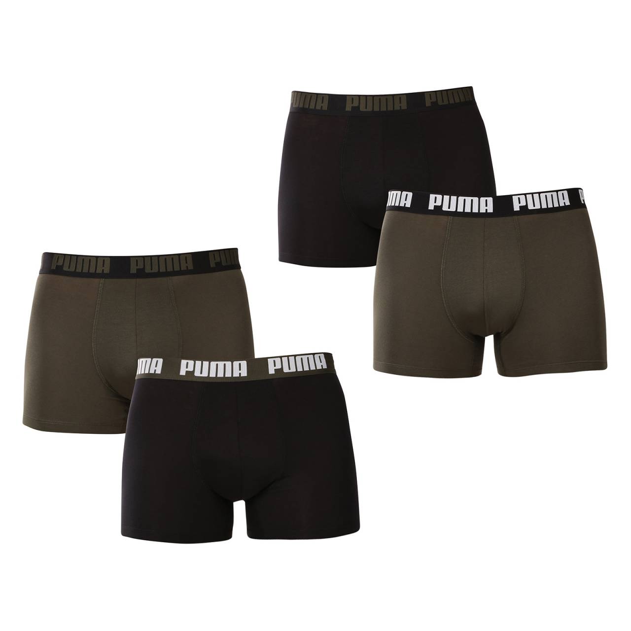 4PACK herenboxershort Puma veelkleurig (701227791 007) M.
Geniet van de perfecte combinatie van comfort en moderne stijl met de Puma heren boxershorts.
Kwaliteitsmateriaal dat je niet in de steek laat
De boxershorts zijn gemaakt van een eersteklas katoenmix met een vleugje elastaan, wat hun zachtheid, ademend vermogen en flexibiliteit garandeert.
Modern ontwerp en precieze snit voor dagelijks gebruik
Tijdloos kleurrijk design vindt zijn plaats in de garderobe van elke stijlvolle man.
Waarom een Puma boxershort kopen

Stijlvol en modern ontwerp: De minimalistische look met een comfortabele elastische tailleband geeft de boxershort een elegante stijl die geschikt is voor elke man.
Kwaliteitsmateriaal: Een mix van katoen en elastaan zorgt voor zachtheid, ademend vermogen en duurzaamheid, zodat de boxershort zich perfect aanpast aan je lichaam en lang meegaat.
Nauwkeurig gesneden en perfecte ondersteuning: Een langere slip biedt voldoende bedekking en voorkomt schuren van de dijen.

Puma-ondergoed is niet alleen geschikt voor sporters
Het merk Puma staat wereldwijd bekend om zijn kleding en ondergoed dat wordt gedragen door beroemde atleten.
Hoe verzorg je je Puma boxers
Om er zeker van te zijn dat je nieuwe boxers lang meegaan, raden we je aan deze richtlijnen te volgen.

Wasgoed: We raden aan om op maximaal 40 °C te wassen om de kwaliteit van het materiaal te behouden.
Strijken: Niet strijken om de elastische vezels niet te beschadigen.
Drogen: Het gebruik van een wasdroger wordt afgeraden om te voorkomen dat de boxers hun elasticiteit en vorm verliezen.

Tip: Je favoriete ondergoed vinden kan een lange weg zijn, dus we willen dat je favoriete stukken lang meegaan.