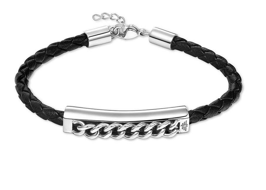 Police Originálny kožený náramok Fetter PEAGB0005205.