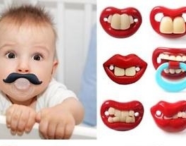 Vtipný ortodontický cumlík pre bábätko - NOVÉ TYPY!!!
