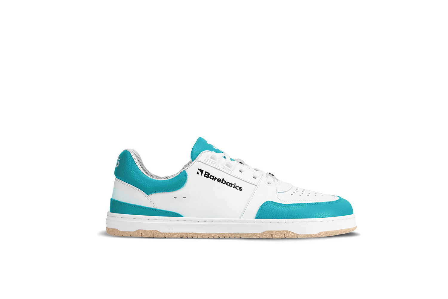 Barefoot Sneakers Barebarics Wave - White & Dark Turquoise.
La parte superior está hecha de poliamida, elastano y cuero nobuk con tratamiento hidrofóbico que repele muy bien el agua.
Atributos del calzado barefoot
Forma anatómica - La zapatilla respeta la forma del pie.
Más información
calzado de callediseño urbano modernodiseñado y hecho a mano en la Unión Europea con el uso de materiales sostenibles localesexcelente durabilidad y solidez del color de los materialesdisponibles en tallas: 36 - 47 (según medida europea)EAN/SKU: %eanorsku%