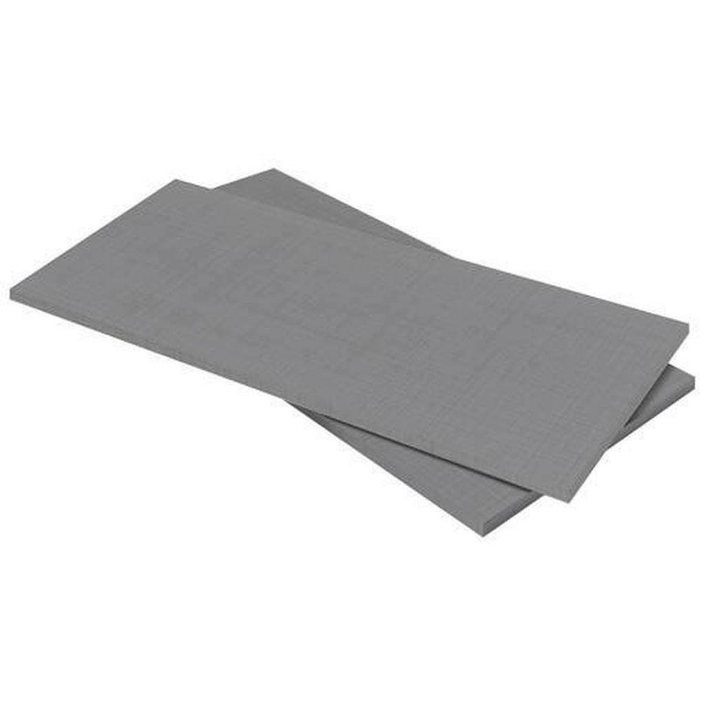 Carryhome SADA VKLADACÍCH POLÍC, sivá, 110/2/50 cm.