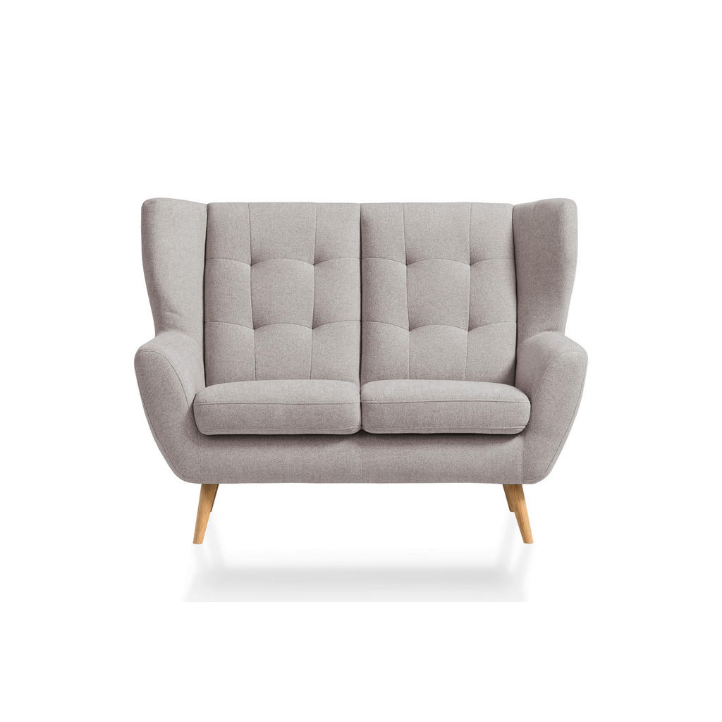 Niels Andersson DVOJMIESTNA POHOVKA, drevo, textil, kompozitné drevo, béžová.