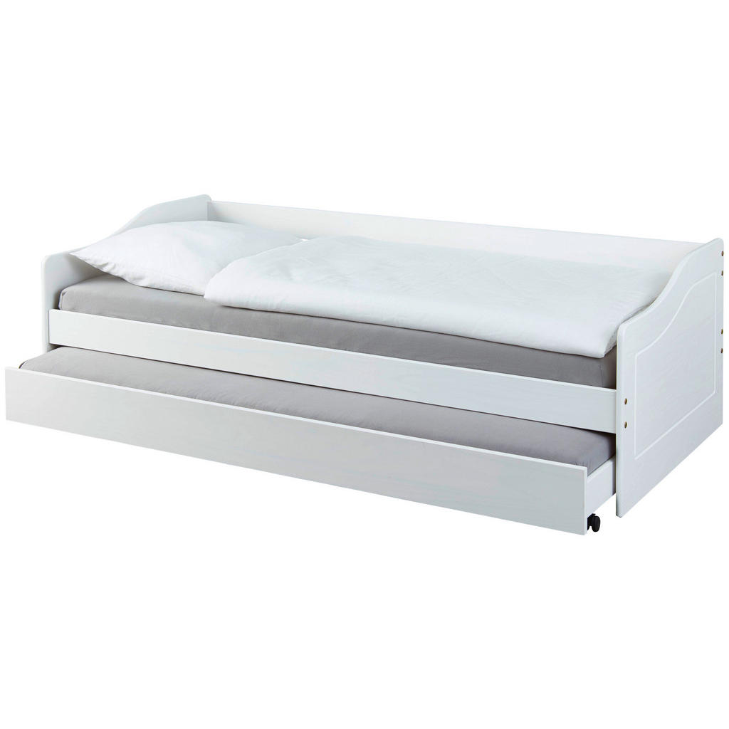 MID.YOU VÝSUVNÁ POSTEĽ, 90/200 cm biela.