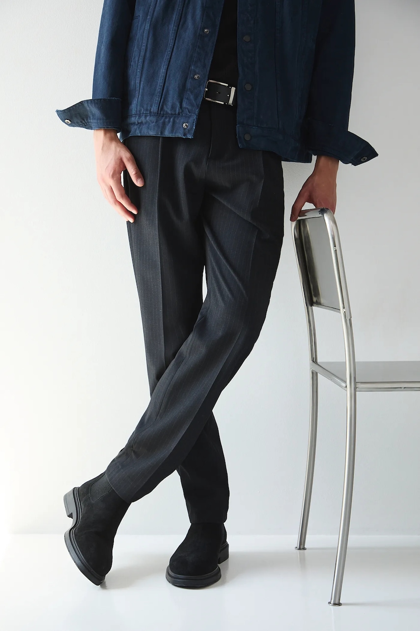 Topánky chelsea Medicine čierna farba.