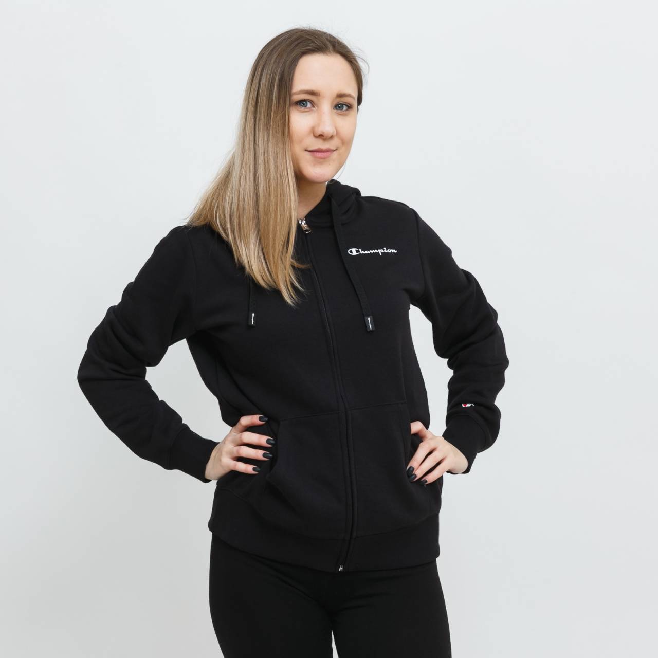 Champion Hooded Full Zip Sweatshirt S.