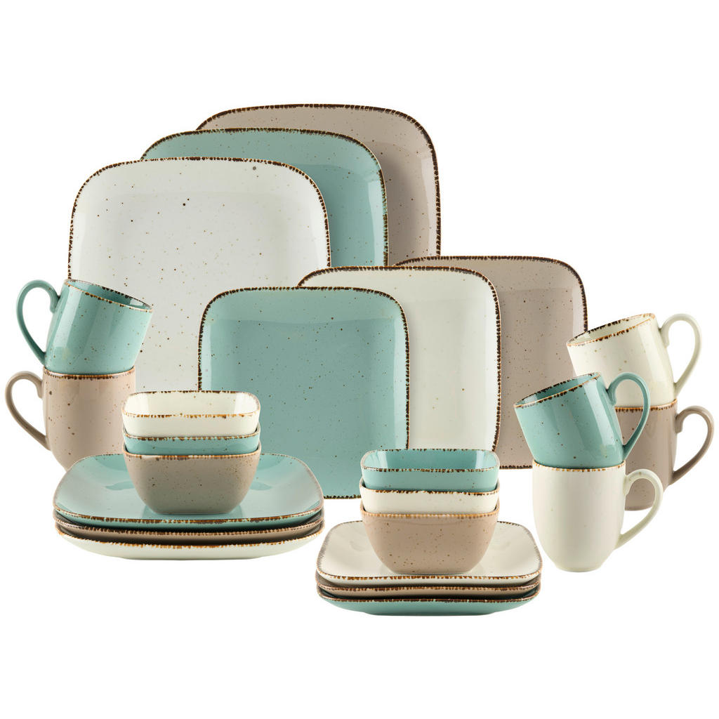 Landscape KOMBINOVANÝ SERVIS 24-dielne, porcelán keramika.