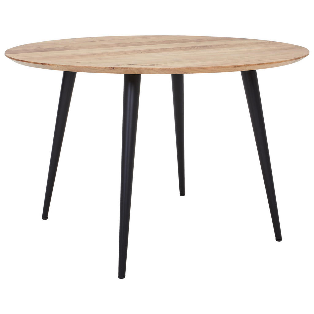 Livetastic JEDÁLENSKÝ STÔL, akácia, čierna, farba akácie, 120/120/76 cm.