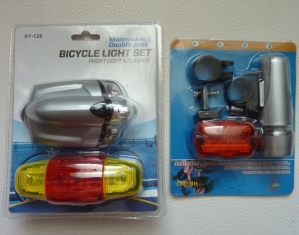 Set svetiel na bicykel - 2 druhy