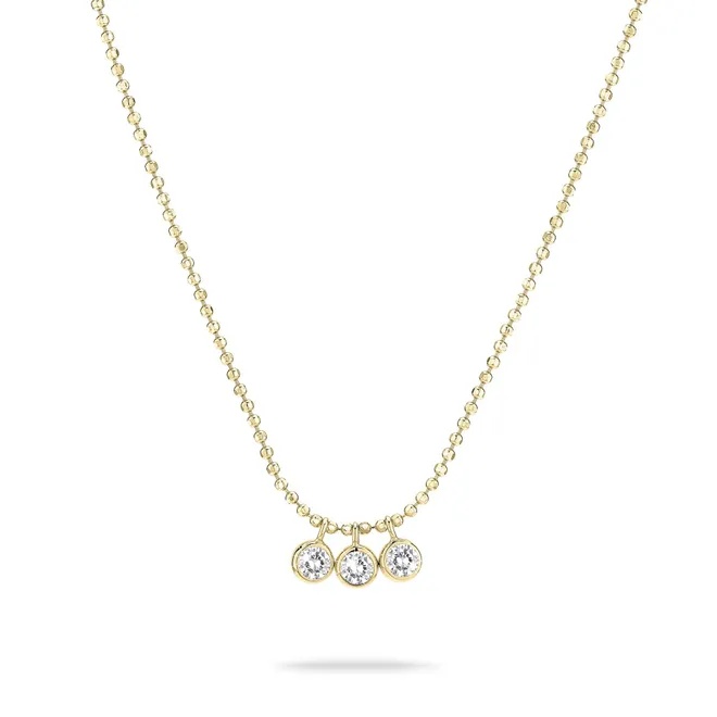 Tamaris Pozlátený náhrdelník so zirkónmi Tiny Glimmer TJ-0604-N-45.