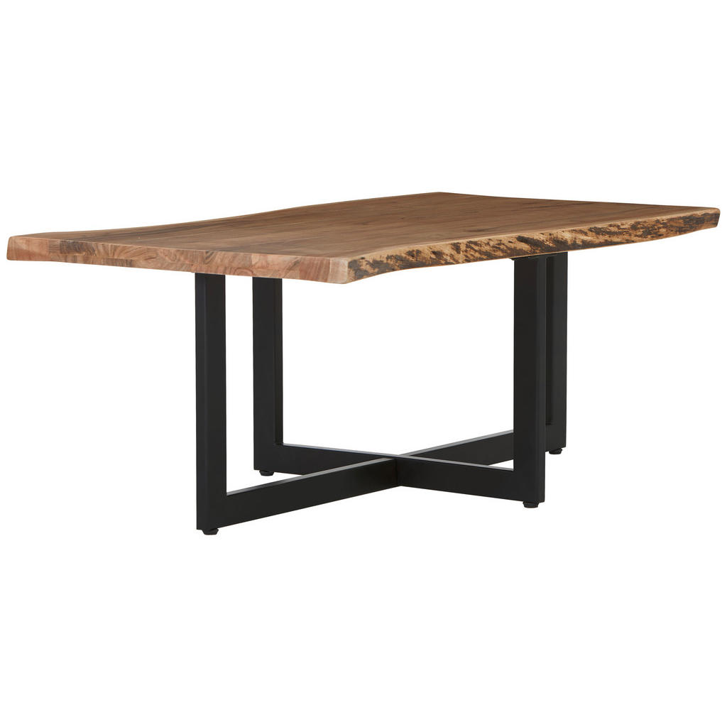 Landscape KONFERENČNÝ STOLÍK, čierna, farba akácie, drevo, kov, 115/65/45 cm.