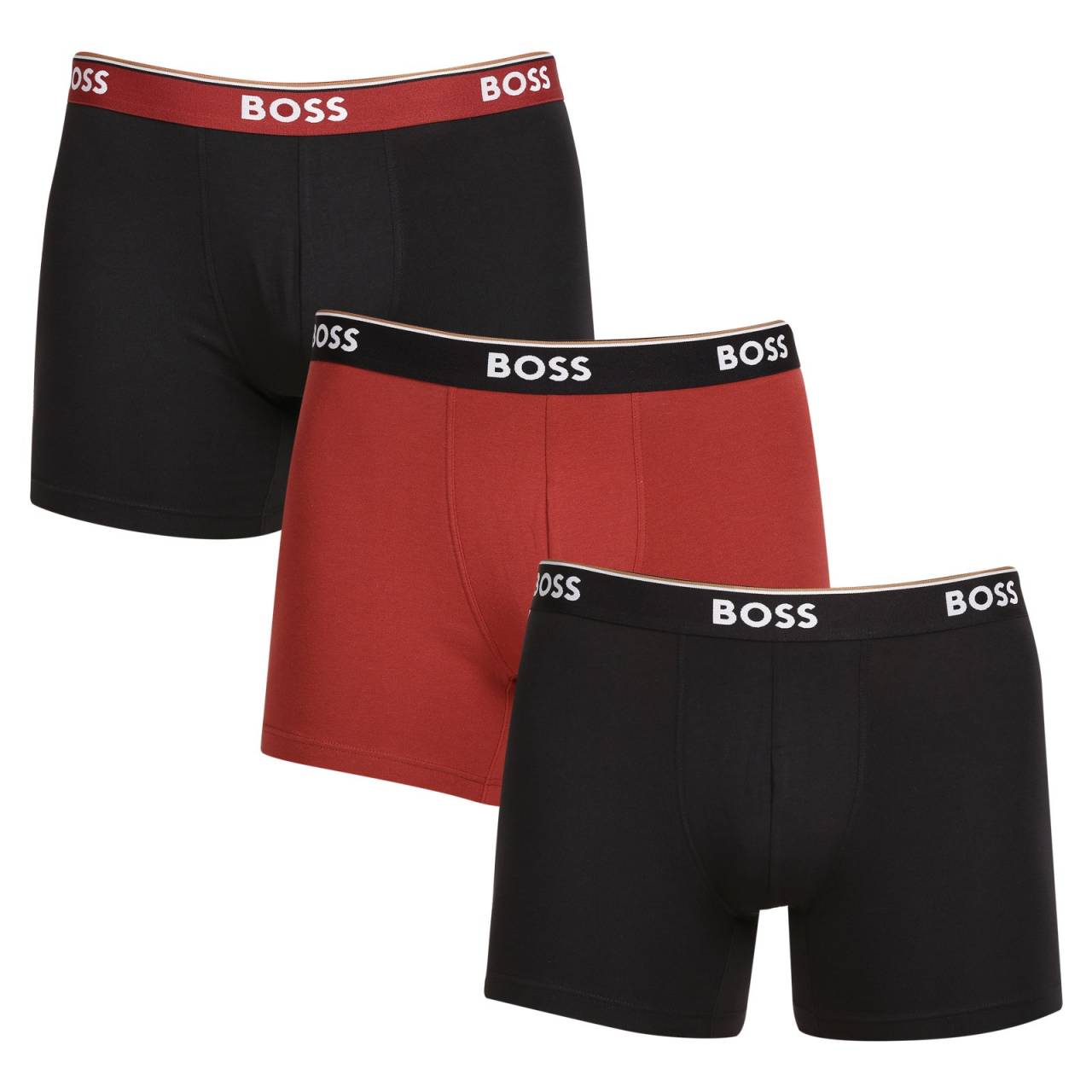 3PACK Moške boksarice BOSS večbarvne (50514926 969) XL.
Privoščite si popolno udobje in brezčasen slog z moškimi boksericami BOSS.
Vrhunski material za maksimalno udobje
Bokserice so izdelane iz visokokakovostne mešanice bombaža in elastana, ki zagotavlja popolno kombinacijo mehkobe, zračnosti in elastičnosti.
Elegantna zasnova in eleganten videz
Klasična zasnova s subtilnim logotipom BOSS na tkani gumi daje bokserkam sodoben in prefinjen videz.
Zakaj vam bodo bokserice BOSS všeč

Premium bombaž: Mehka, zračna in udobna za telo.
Elastičen pas z logotipom BOSS: Elegantno in udobno.
Daljše hlačke: Idealen je pod obleko in za šport.
Prilagodljiv material: Popolnoma se prilagodi vašemu telesu.

Spodnje perilo BOSS bo všeč vsem elegantnim moškim
Blagovna znamka BOSS je nastala iz znanega proizvajalca oblačil Hugo Boss kot linija izdelkov za moške, ki imajo radi kakovostne kose in brezčasen videz.
Kako skrbeti za bokserje BOSS?
Če želite zagotoviti, da bodo vaše nove boksarice čim dlje ohranile svojo obliko in kakovost, priporočamo, da upoštevate naslednje smernice:

Pralnica: Perite pri 40 °C s podobnimi barvami in blagim pralnim sredstvom.
Sušenje: Lahko jih sušite v sušilnem stroju na nizki stopnji, vendar priporočamo sušenje na zraku za daljšo življenjsko dobo.
Likanje: Po potrebi likanje izvajajte na nizki temperaturi.

Nasvet: Iskanje pravega spodnjega perila, ki se vam popolnoma prilega, je lahko izziv.