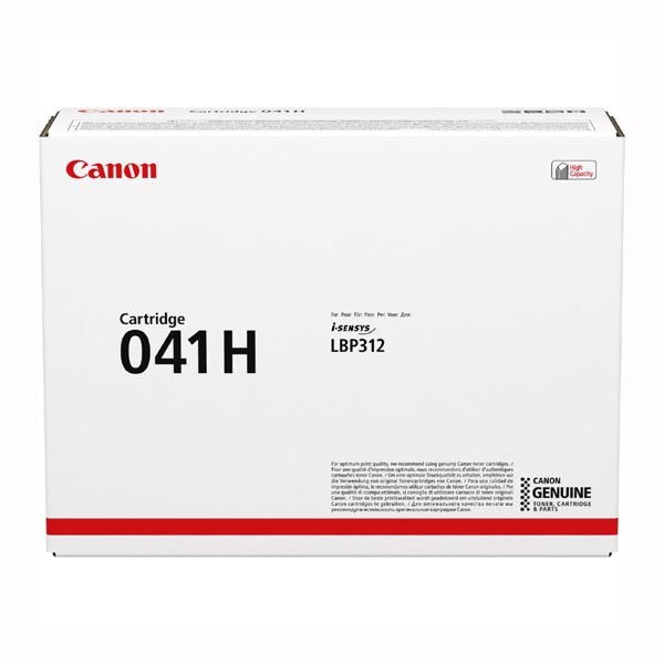 Canon 041HBK čierný (black) originálny toner.
Originálny toner = záruka priamo od výrobcu tlačiarne
100 % použitie v tlačiarni - bezproblémové fungovanie s vašou tlačiarňou
Použitím originálnej náplne predlžujete životnosť tlačiarne
Overená špičková kvalita - vysoko kvalitná a spoľahlivá tlač originálnou tlačovou kazetou od prvej do poslednej stránky
Trvalé a profesionálne výsledky tlače - dlhodobá udržateľnosť tlače
Kratšia prodleva pri tlači stránok
Garancia Vašej spokojnosti s použitím našej originálnej náplne
Zabezpečujeme bezplatnú recykláciu originálnych náplní
Zlyhanie náplne v menej ako 1% prípadov
Jednoduchá a rýchla výmena náplne

Kód výrobcu: 0453C002