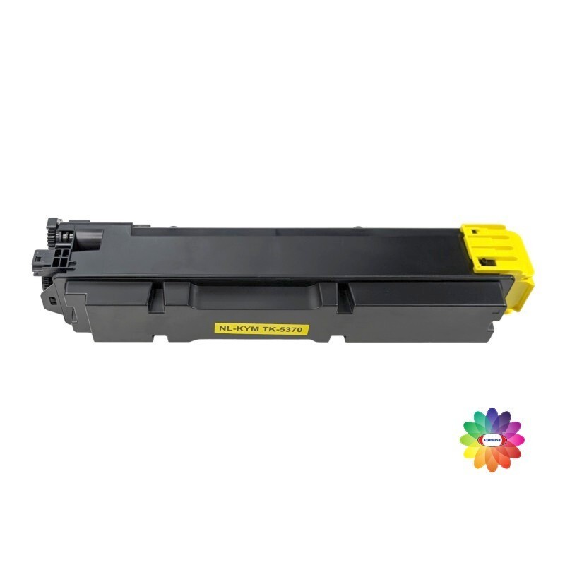 Kyocera TK-5370Y 1T02YJANL0 žltý (yellow) kompatibilný toner.
Nižšia cena kompatibilné náplne pre tlačiarne Kyocera Mita v porovnaní s originálnou náplňou, ušetríte až 80% nákladov na tlač.


Tonerová kazeta pre tlačiarne Kyocera Mita vytlačí rovnaký počet strán ako originál pri zachovaní rovnakej kvality – ostré rysy, sýte farby.


Záruka Vašej spokojnosti.


Každý toner prechádza pri výrobe prísnou kontrolou kvality a je plne kompatibilný s vašou tlačiarňou.


Overené našimi klientmi z ČR aj z Európskej únie.


Kompatibilné tonery Kyocera Mita spĺňajú normu STMC, čo je celosvetovo uznávaná norma testovania kvality tlače a počtu vytlačených strán tonerovej kazety.


Naši dodávatelia sú preverení rokmi skúseností a vyrábajú produkty podľa normy ISO 9001 a ISO 14001.

 Existuje mnoho výrobcov kompatibilných náplní, ale kvalita môže byť odlišná.