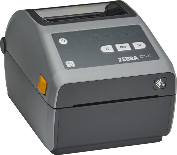 Zebra ZD621d ZD6A043-D4EL02EZ DT, 12 dots/mm (300 dpi), label printer, RTC, USB, USB Host, RS232, BT, Ethernet, Wi-Fi, cutter, grey (Successor GC420t).