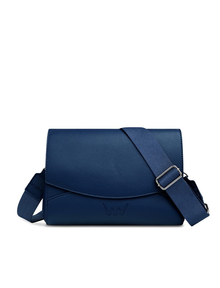 VUCH Danita Blue.

Zaista prostrana crossbody torba
Dva podesiva crossbody remena (tekstilni + od umjetne kože)
Patentni zatvarač prekriven preklopom
Stražnji i unutarnji džepovi s patentnim zatvaračem
Prošivanje u obliku Vuch loga na stražnjoj strani torbe
 CROSSBODY
Kad je netko ponosan na nas, grije nam srce.