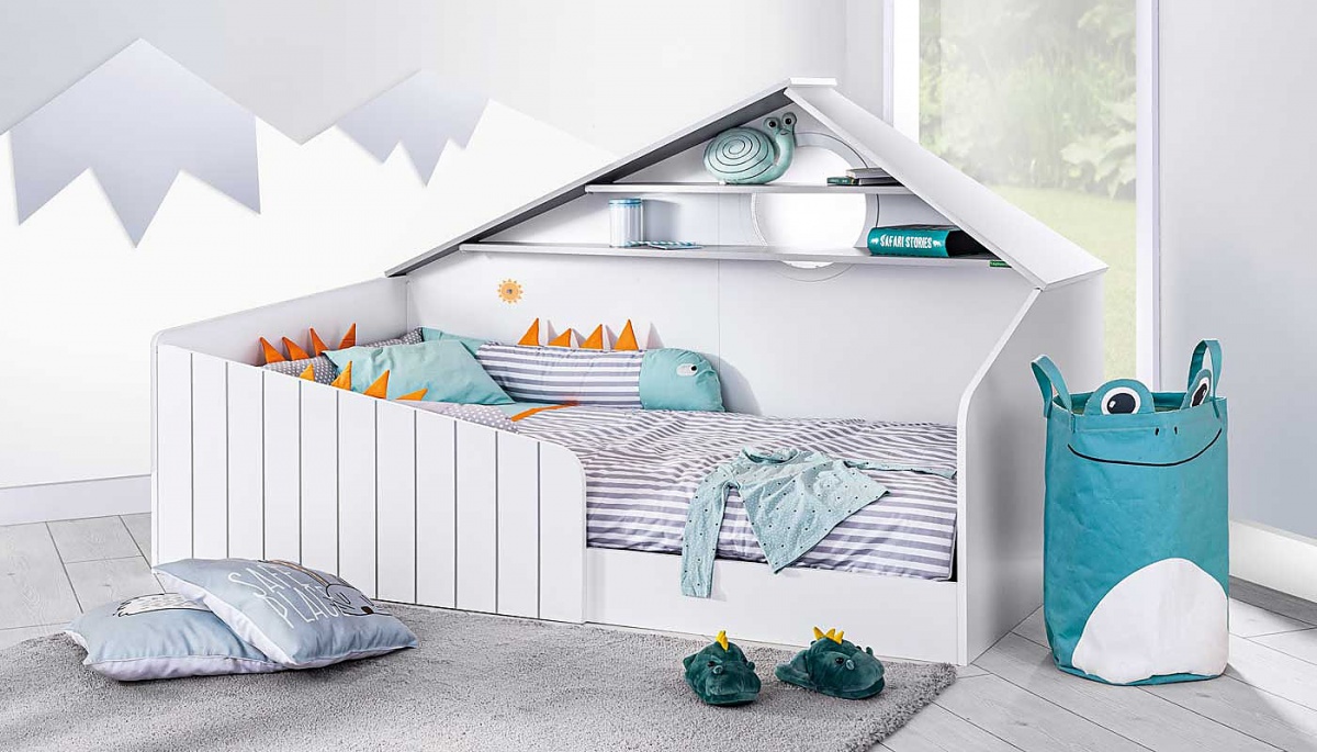 Detská posteľ 100x200cm tweety - biela/šedá.

 

 

Detská posteľ Tweety v jedinečnom prevedení domčeka je vymyslená podľa Montesorri výchovy spočívajúcou vo výučbe dieťaťa skúseností, ktorá mu umožňuje stať sa sebestačným.

 

 

Rozmery detskej postele 100x200cm Tweety sú 108x120x208cm (š, v, h), výška ložnej plochy je 16cm.

 

 

Všetky produkty z kolekcie Tweety a vhodné matrace nájdete nižšie v súvisiacom tovare.