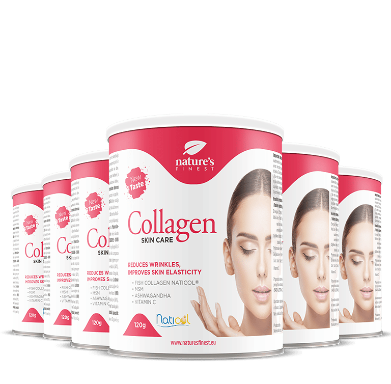 Collagen SkinCare | 1+1 Zdarma | Morský Kolagénový Doplnok | Peptidový Prášok | Znižuje Vrásky | Prírodný | Kolagénový Nápoj pre Pleť | 240g.