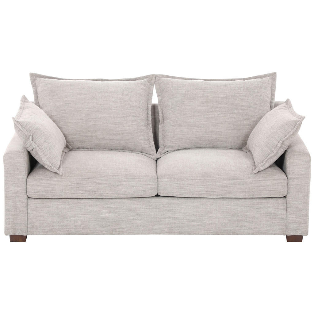 MID.YOU DVOJMIESTNA POHOVKA, textil, sivobéžová.