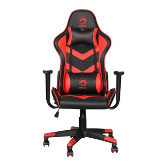 Herní židle Marvo CH-106 CH-106 RD, červená.

Sedadlo do veľkých bitiek
Aby sa po dlhej a intenzívnej hernej pařbe dobre vstávalo pre pohár víťazov, je potrebná stolička, ktorá Vás počas celej doby podporí ako ergonomicky, tak aj pohodlím.

Predovšetkým podľa seba
Štandardná otočná stolička doplnená o nastaviteľnú opierku chrbta, ktorú môžete sklopiť o 90 stupňov, spolu s odnímateľnými vankúšikmi zaručí plnohodnotné nastavenie podľa svojej potreby.

Bezpečné pohodlie
Pevná a stabilná nylonová základňa, PU kolieska a opierky rúk z PVC zabezpečia dlhú životnosť a stabilitu, zatiaľ čo povrch zo syntetickej kože umožní pohodlné usadenie pri každej príležitosti.

Špecifikácia:
* Materiály: PU, PVC
* Výška stoličky: 129 - 139 cm 
* Šírka operadla: 57 cm
* Výška operadla: 85 cm
* Výška opierky rúk: 34 cm
* Šírka samotného sedadla: 53 cm
* Hĺbka samotného sedadla: 50 cm
* Výška sedadla: 44 - 54 cm (10 cm nastaviteľné vďaka zdvíhaciemu piestu)
* Maximálna záťaž: 150 kg
* Hmotnosť: 14 kg
* Balenie: 87 x 34 x 66 cm