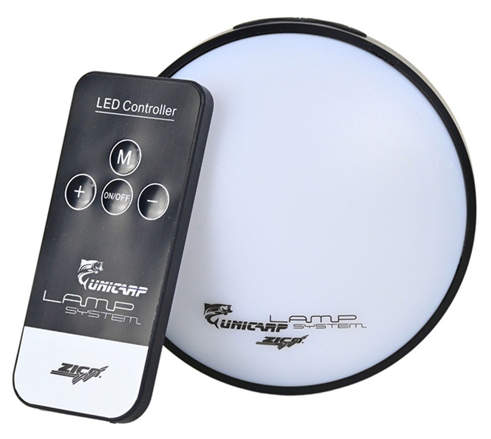 Zico lampa unicarp do bivaku (prijímač).
 Technické parametre: •Digitálna technológia riadená mikroprocesorom •Zapnuté/Vypnuté •Regulácia jasu svetla + a - (8 úrovní) •6 rôznych farieb LED - diód (počet pripojiteľných indikátorov) •LED dióda s 20 sekundovou pamäťou záberu pre daný indikátor alebo čidlo •Prevádzkové napätie svetla: 3 x AA •Diaľkové ovládanie režimu svetla a jeho intenzity, batérie pre diaľkové ovládanie: CR 2025 •magnetický držiak alebo integrovaný hák na zavesenie •Prevádzková frekvencia pre bezdrôtové vysielanie: 433MHz, dosah až 150m 
 poznámka: párovanie robte najlepšie ešte doma, pred vašou výpravou.