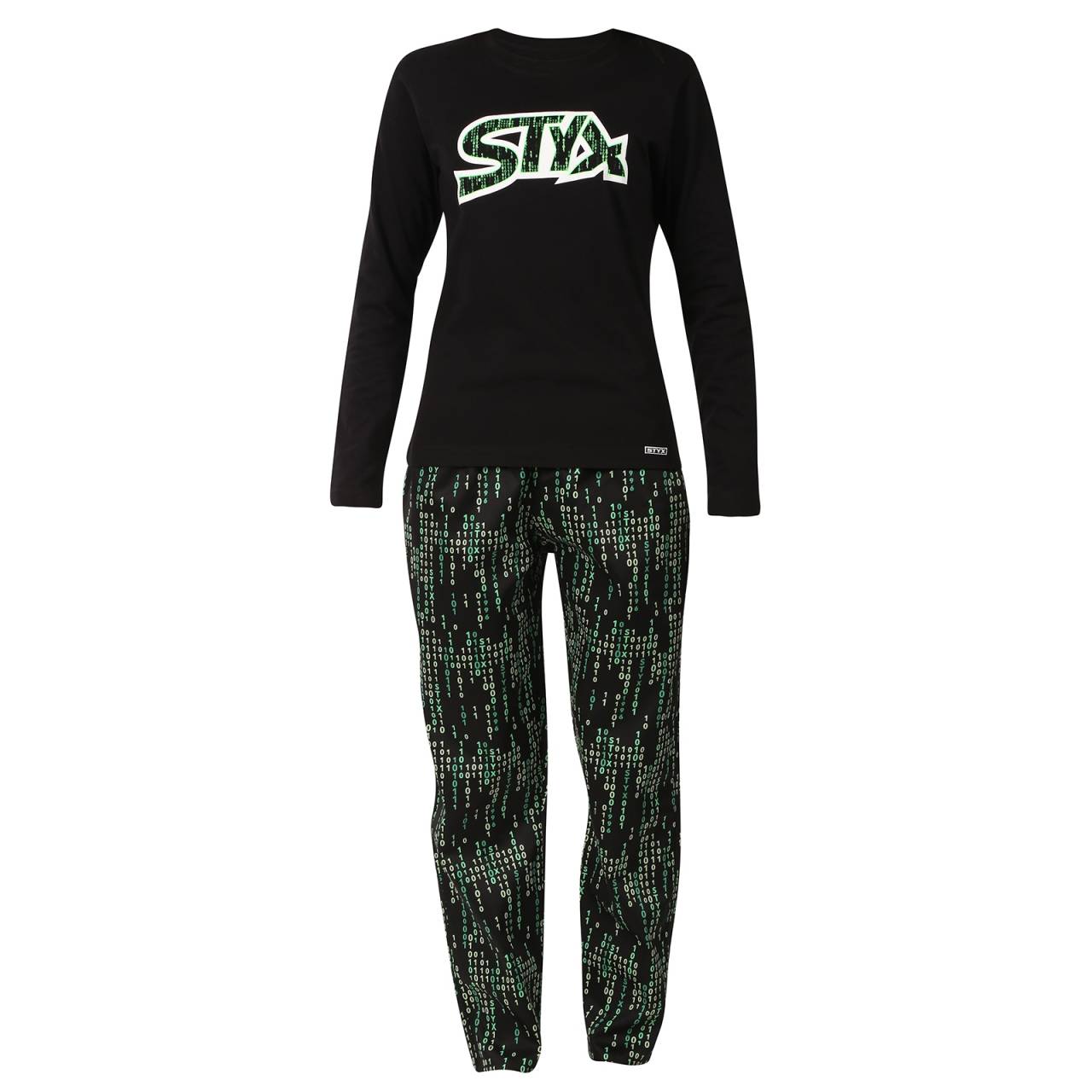 Dámske pyžamo Styx kód (PDD1152) XL.
Chcete spojiť pohodlie, štýl a kvalitnú českú výrobu?
Prémiové materiály pre maximálne pohodlie
Dámske pyžamo Styx je vyrobené z prvotriednych materiálov, ktoré vám zabezpečia pohodlie počas celej noci.
Pohodlný strih a štýlový dizajn na pokojný spánok
Strih dámskeho pyžama Styx vám poskytne maximálne pohodlie pri odpočinku a spánku.
Prečo si vybrať dámske pyžamo Styx?

Prvotriedna kombinácia materiálov: Bavlnený satén na nohavice, mäkká bavlna na košeľu.
Pohodlný strih: Voľnosť pohybu a maximálne pohodlie pri spánku.
Vyrobené v ČR: Podpora miestnej výroby a záruka kvality.

Kvalita z Českej republiky, to je spodná bielizeň Styx
Spodná bielizeň Styx sa kompletne vyrába v Českej republike.
Ako sa starať o pyžamo Styx?
Aby vaše pyžamo zostalo dlho krásne a pohodlné, dodržiavajte tieto pokyny:

Pranie: Per na 30 °C s jemným pracím prostriedkom.
Sušenie: Nepoužívaj sušičku, suš na vzduchu.
Žehlenie: Možno žehliť na nízku teplotu (odporúčame naruby)

Tip: Staňte sa expertom na údržbu spodnej bielizne vďaka radám v našom článku a doprajte svojim obľúbeným kúskom starostlivosť, ktorú si zaslúžia.