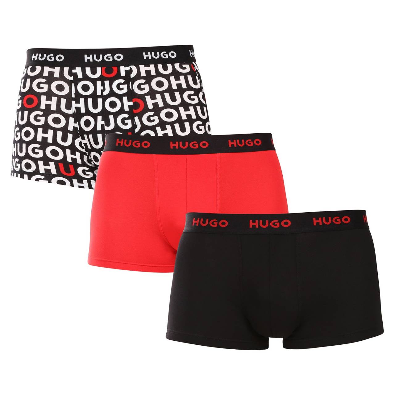3PACK pánske boxerky HUGO viacfarebné (50532550 963) XXL, trenky.
Stavte na nadčasovú eleganciu a špičkový komfort s pánskymi boxerkami HUGO.
Materiál, ktorý vám dokonale padne
Kombinácia vysokokvalitnej bavlny s prímesou elastanu zaručuje optimálnu kombináciu pohodlia a pružnosti.
Štýl, ktorý hovorí sám za seba
Striedma farebnosť je vhodná pre všetkých mužov, ktorí nemajú radi módne výstrelky.
Prečo si zamilujete boxerky HUGO

Prvotriedny materiál v kombinácii bavlny a elastanu.
Elegantný dizajn v klasických farbách.
Kratšie nohavičky pre väčšie pohodlie.

Spodná bielizeň Hugo pre milovníkov pohodlia a luxusu
Značka spodnej bielizne Hugo patrí do rodiny odevov Hugo Boss a vyniká kvalitnými materiálmi a precíznym spracovaním.
Ako sa starať o boxerky HUGO
Aby vaše obľúbené boxerky dlho vydržali, odporúčame dodržiavať tieto tipy.

Pranie: Per je pri teplote 40 °C.
Sušenie: Boxerky môžeš sušiť v sušičke na šetrný program.
Žehlenie: Pokiaľ je potrebné, žehli ich naruby pri nižšej teplote.

Tip: Staňte sa expertom na údržbu spodnej bielizne vďaka radám v našom článku a doprajte svojim obľúbeným kúskom starostlivosť, ktorú si zaslúžia.