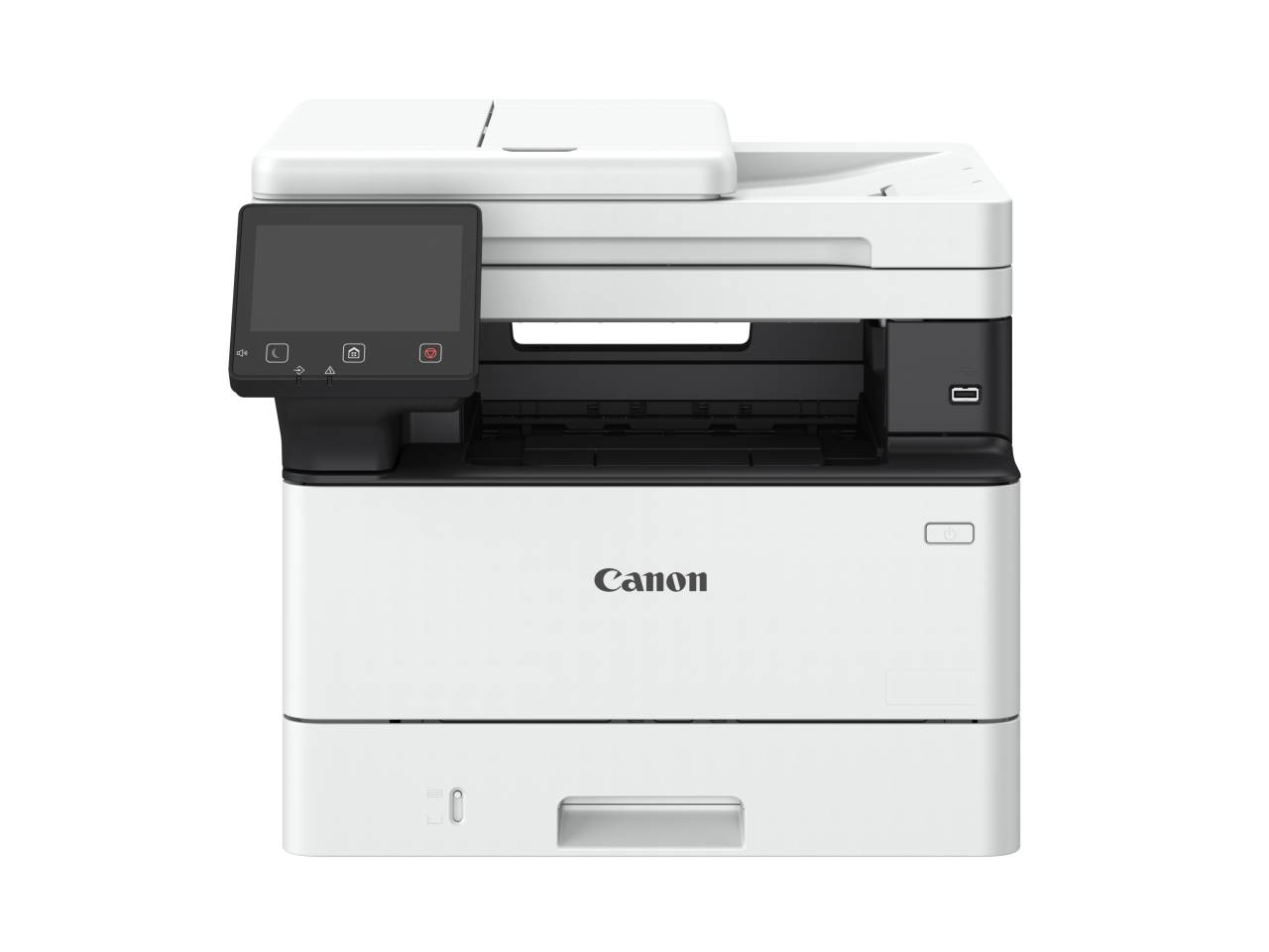 Canon i-SENSYS MF463dw EU MFP 5951C008 laserová multifunkcia.

VŠEOBECNÉ ŠPECIFIKÁCIE
Typ zariadenia: Čiernobiele laserové multifunkčné zariadenie
Dostupné funkcie: Tlač, kopírovanie a skenovanie

ŠPECIFIKÁCIE TLAČE
Rýchlosť tlače: 
Jednostranne: až 40 str./min (A4), až 65,4 str./min (A5 – na šírku)
Obojstranne: až 33,6 obr./min (A4)
Spôsob tlače: Čiernobiela tlač laserovým lúčom
Rozlíšenie tlače: Až 1 200 × 1 200 dpi
Doba zahrievania: Pribl.
Doba vytlačenia prvého výtlačku: Pribl.
Jazyky tlačiarne: UFRII, PCL 5e, PCL6, Adobe® PostScript3
Písma:
45 písiem PCL
136 postscriptových písiem
Okraje tlače:
5 mm hore, dole, vľavo a vpravo
10 mm hore, dole, vľavo a vpravo (obálky)
Režim úspory toneru: Áno
Pokročilé tlačové funkcie:
Šifrovaná zabezpečená tlač
Zabezpečená tlač
Tlač z pamäťového zariadenia USB (JPEG/TIFF/PDF)
Tlač z cloudu (Dropbox, Disk Google, OneDrive) (PDF/JPEG)
Microsoft Universal Print
iOS: AirPrint, aplikácia Canon PRINT Business
Android: certifikácia pre technológiu Mopria, aplikácia Canon PRINT Business, modul plug-in Canon Print Service

ŠPECIFIKÁCIE KOPÍROVANIA
Rýchlosť kopírovania:
Jednostranne (A4): až 40 str./min
Obojstranne (A4): až 33,6 obr./min
Doba vytlačenia prvej kópie: Pribl.
Rozlíšenie kopírovania: Až 600 × 600 dpi
Režimy kopírovania: Text, text/fotografia (predvolené), text/fotografia (vysoká kvalita), fotografia
Obojstranné kopírovanie: Obojstranné na obojstranné (automatické)
Viacnásobné kópie: Až 999 kópií
Zmenšenie/zväčšenie: 25 % až 400 % v krokoch po 1 %
Ďalšie funkcie: Odstránenie rámu, kompletovanie, 2 na 1, 4 na 1, kopírovanie preukazu totožnosti

ŠPECIFIKÁCIE PRE SKENOVANIE
Štandardný typ: Farebne
Rozlíšenie skenovania: 
Optické: až 600 × 600 dpi
Rozšírené: až 9 600 × 9 600 dpi
Rýchlosť skenovania:
Jednostranne čiernobielo: 50 obr./min (300 × 300 dpi)
Jednostranne farebne: 40 obr./min (300 × 300 dpi)
Obojstranne čiernobielo: 100 obr./min (300 × 300 dpi)
Obojstranne farebne: 80 obr./min (300 × 300 dpi)
Jednostranne čiernobielo: 40 obr./min (300 × 600 dpi)
Jednostranne farebne: 20 obr./min (300 × 600 dpi)
Obojstranne čiernobielo: 80 obr./min (300 × 600 dpi)
Obojstranne farebne: 40 obr./min (300 × 600 dpi)
Farebná hĺbka skenovania: 24 bitov / 24 bitov (vstup/výstup)
Stupne šedej: 256 úrovní
Kompatibilita: TWAIN, WIA, ICA
Maximálna šírka skenovania: 216 mm
Skenovanie do e-mailu: TIFF / JPEG / PDF / kompaktný formát PDF/ prehľadávateľný formát PDF
Skenovanie do počítača: TIFF / JPEG / PDF / kompaktný formát PDF/ prehľadávateľný formát PDF
Skenovanie do pamäťového zariadenia USB: TIFF / JPEG / PDF / kompaktný formát PDF/ prehľadávateľný formát PDF
Skenovanie na FTP: TIFF / JPEG / PDF / kompaktný formát PDF/ prehľadávateľný formát PDF
Skenovanie do cloudu: TIFF/JPEG/PDF/PNG
iFAX: ITU-T.37

PRÁCA S MÉDIAMI
Typ skenera: Sklo skenera, obojstranný automatický podávač dokumentov (jednoprůchodový)
Vstup papiera (štandardne): 
Zásobník na 250 listov
Viacúčelový zásobník s kapacitou 100 listov
Automatický podávač dokumentov na 50 listov
Vstup papiera (voliteľne): Zásobník na 550 listov
Maximálna vstupná kapacita papiera: 900 listov
Výstup papiera: 150 listov
Typy médií: Bežný papier, recyklovaný papier, silný papier, tenký papier, štítok, pohľadnica, obálka
Veľkosti médií:
Zásobník (štandardný a voliteľný):
A4, A5, A5 (na šírku), A6, B5, Legal, Letter, Executive, Statement, OFFICIO, B-OFFICIO, M-OFFICIO, GLTR, GLGL, Foolscap, 16K, užívateľské veľkosti: minimálne 105 × 148 mm až maximálne 216,0 × 355,6 mm.

Viacúčelový zásobník:
A4, A5, A5 (na šírku), A6, B5, Legal, Letter, Executive, Statement, OFFICIO, B-OFFICIO, M-OFFICIO, GLTR, GLGL, Foolscap, 16K, kartotékový lístok, obálka (COM10, Monarch, C5, DL), používateľské veľkosti: minimálne 76,2 × 127 mm až maximálne 216,0 × 355,6 mm.

Automatický podávač dokumentov (ADF):
A4, A5, A6, B5, Legal, Letter, Statement, používateľské veľkosti: minimálne 105 × 128 mm až maximálne 215,9 × 355,6 mm
Gramáže médií: 
Zásobník (štandardný a voliteľný): 60 až 120 g/m2
Viacúčelový zásobník: 60 až 199 g/m2
Automatický podávač dokumentov: 60 až 120 g/m2
Obojstranná tlač:
A4, Legal, Letter, OFFICIO, B-OFFICIO, M-OFFICIO, GLGL, Foolscap
Používateľská veľkosť: minimálne 210 × 279,4 mm až maximálne 216,0 × 355,6 mm
60 až 120 g/m2

ROZHRANIE A SOFTVÉR
Typ rozhrania: USB 2.0 Hi-Speed, 10BASE-T/100BASE-TX/1000Base-T, Wi-Fi – 802.11b/g/n, bezdrôtové priame pripojenie
Kompatibilita s operačným systémom:
Windows® 11 / Windows® 10 / Server® 2022 / Server® 2019 / Server® 2016 / Server® 2012R2 / Server® 2012
Mac OS X verzia 10.13 a vyššie
Linux
Sieťový protokol:

Tlač:
TCP/IP (LPD/Port9100/IPP/IPPS/WSD)
Skenovanie:
Skenovanie riadené zo zariadenia: súbor: FTP (TCP/IP), SMB3.0 (TCP/IP)
E-mail/I-Fax: SMTP (odosielanie), POP3 (príjem)
Skenovanie riadenie z počítača: TCP/IP

Správa:
SNMPv1, SNMPv3 (IPv4, IPv6)

Zabezpečenie:
TLS1.3, IPSec, Filtrovanie adries IP, IEEE802.1X, SNMPv3, SSL (HTTPS, IPPS)
Zabezpečenie (bezdrôtové pripojenie):