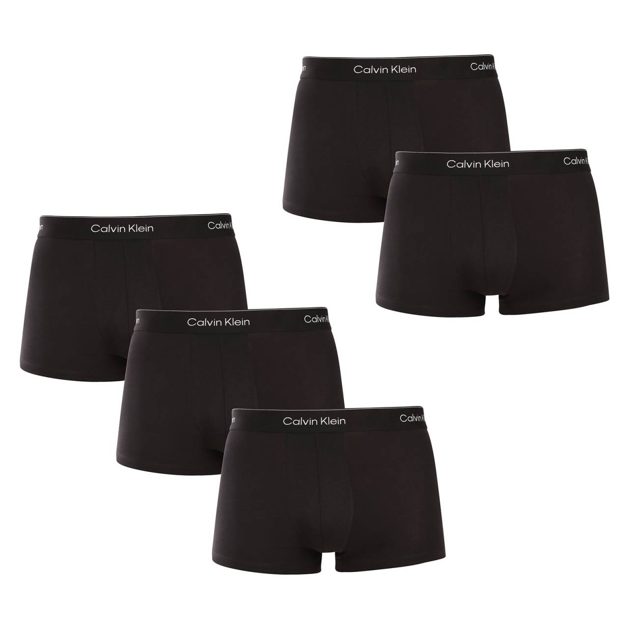 5PACK Boxers para hombre Calvin Klein negro (NB4393-TM6) L.
Este conjunto de calzoncillos bóxer para hombre de Calvin Klein no sólo aporta una comodidad total, sino también un estilo atemporal y moderno.
Material de calidad para uso diario
Los calzoncillos Calvin Klein están confeccionados en algodón de primera calidad con un toque de elastano, que garantiza suavidad, transpirabilidad y flexibilidad.
Calzoncillos más cortos para una máxima libertad de movimientos
Los calzoncillos bóxer Calvin Klein tienen las piernas más cortas, lo que los convierte en la opción ideal para quienes prefieren un movimiento más libre y restricciones mínimas.
Ventajas que apreciará cada día

Algodóntranspirable: Te mantiene fresco todo el día.


Flexibilidad gracias al elastano: Los calzoncillos se adaptan perfectamente al cuerpo y no limitan los movimientos.


Elegante goma tejida: El logotipo de Calvin Klein confiere a los bóxers un aspecto atemporal.

La ropa interior Calvin Klein te da un estilo único
La ropa interior masculina Calvin Klein es uno de los incondicionales de la industria de la moda.
Cómo cuidar los boxers Calvin Klein
Para que los calzoncillos bóxer mantengan su calidad y comodidad durante mucho tiempo, recomendamos seguir las siguientes pautas:

Lavandería: Lava los bóxers a 30 °C para conservar la suavidad del material.


Secado: Se puede secar con seguridad en secadora a baja temperatura.


Planchado: Los calzoncillos no necesitan plancha.

Consejo: Encontrar la prenda interior adecuada que se adapte perfectamente a ti puede ser todo un reto.