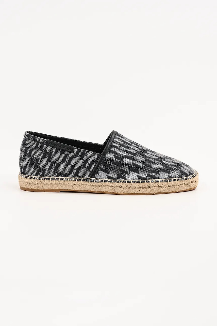 Espadrilky Karl Lagerfeld KAMINO II šedá farba, KL70125.