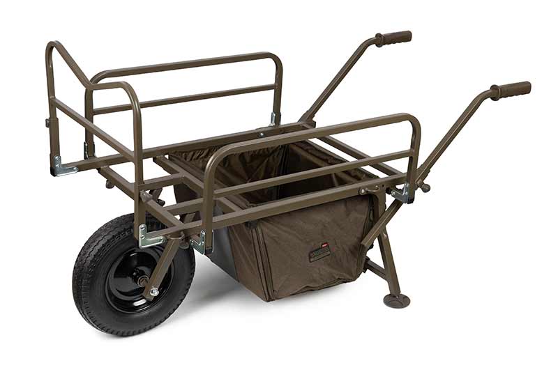 Fox vozík voyager barrow plus.
 Použiteľné rozmery: •Dĺžka nákladu – 94 cm •Šírka nákladu – 66 cm až 91 cm •Hmotnosť 17,45 kg