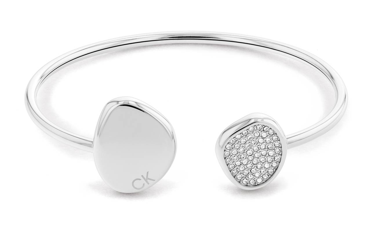 Calvin Klein Elegantný oceľový pevný náramok Fascinate 35000214.