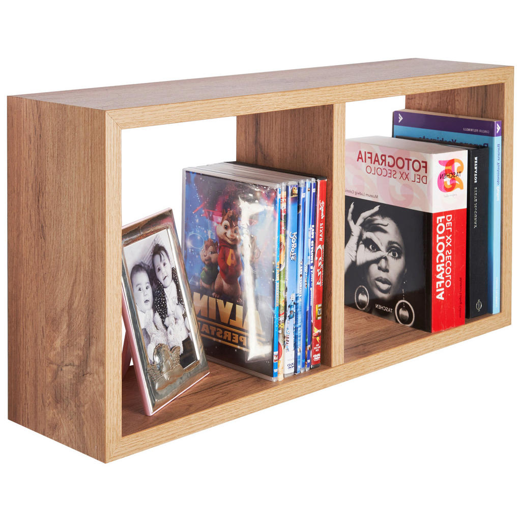 Xora NÁSTENNÝ REGÁL, divoký dub.