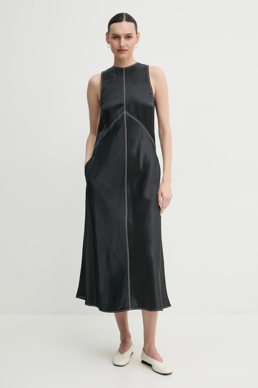 Šaty s prímesou ľanu Day Birger et Mikkelsen Aurora.