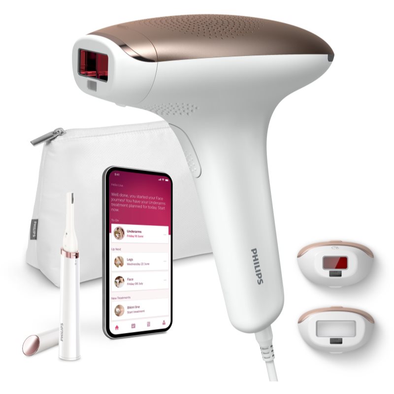 Philips Lumea IPL 7000 BRI921/00 IPL epilátor na telo, tvár, oblasť bikín a podpazušia + detailný zastrihávač 1 ks.
