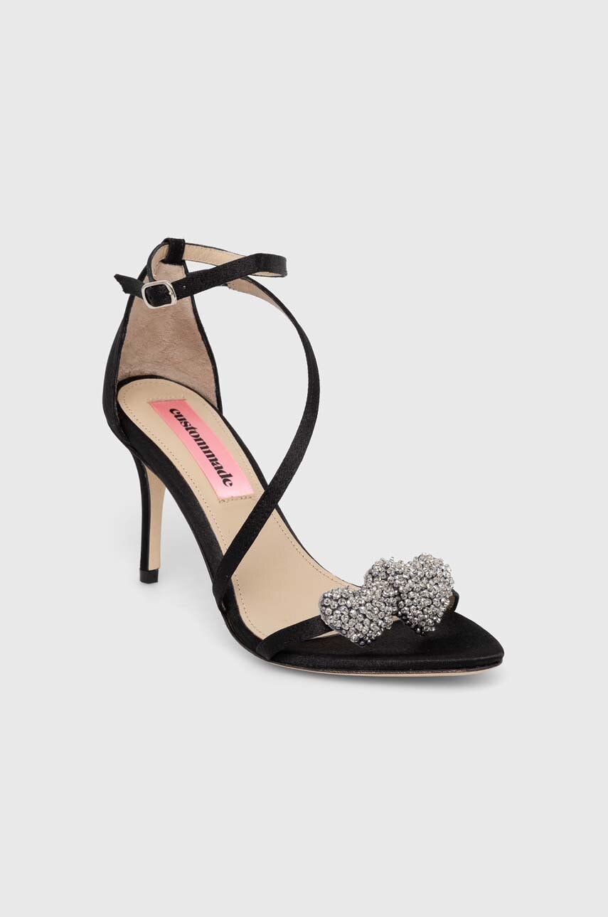 Sandále Custommade Amy Satin Heart.