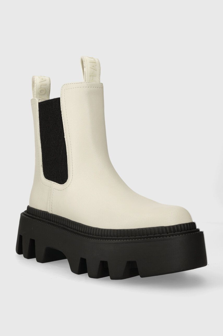 BUFFALO Flora Chelsea Lo - Vegan Nappa - Cream 37.