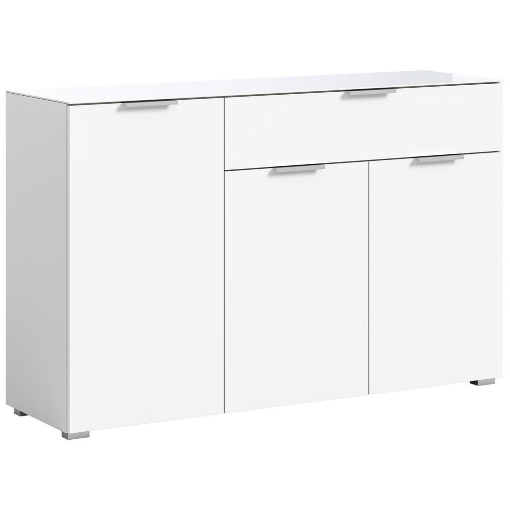 Livetastic KOMODA, biela, 135/86/40 cm.