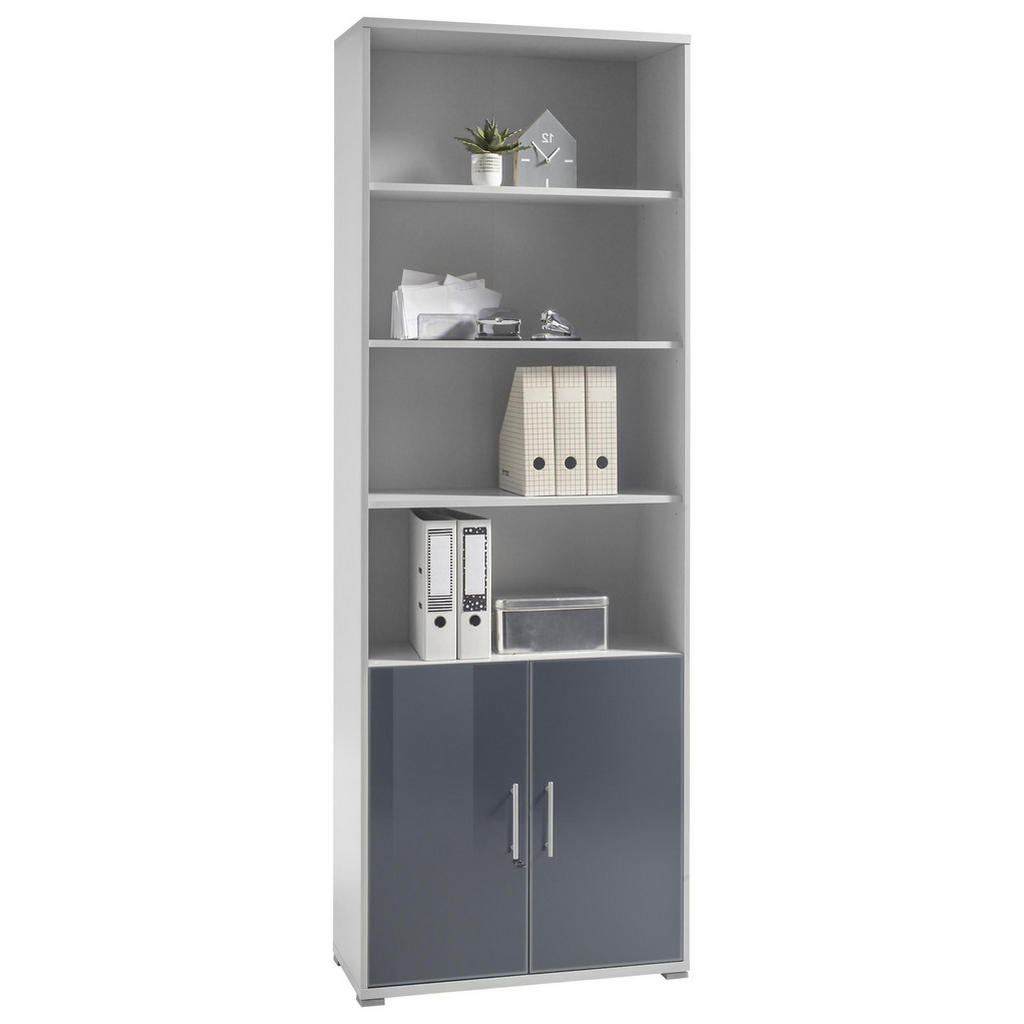 Livetastic SKRINKA NA DOKUMENTY, grafitová, svetlosivá, 79/220/35 cm.