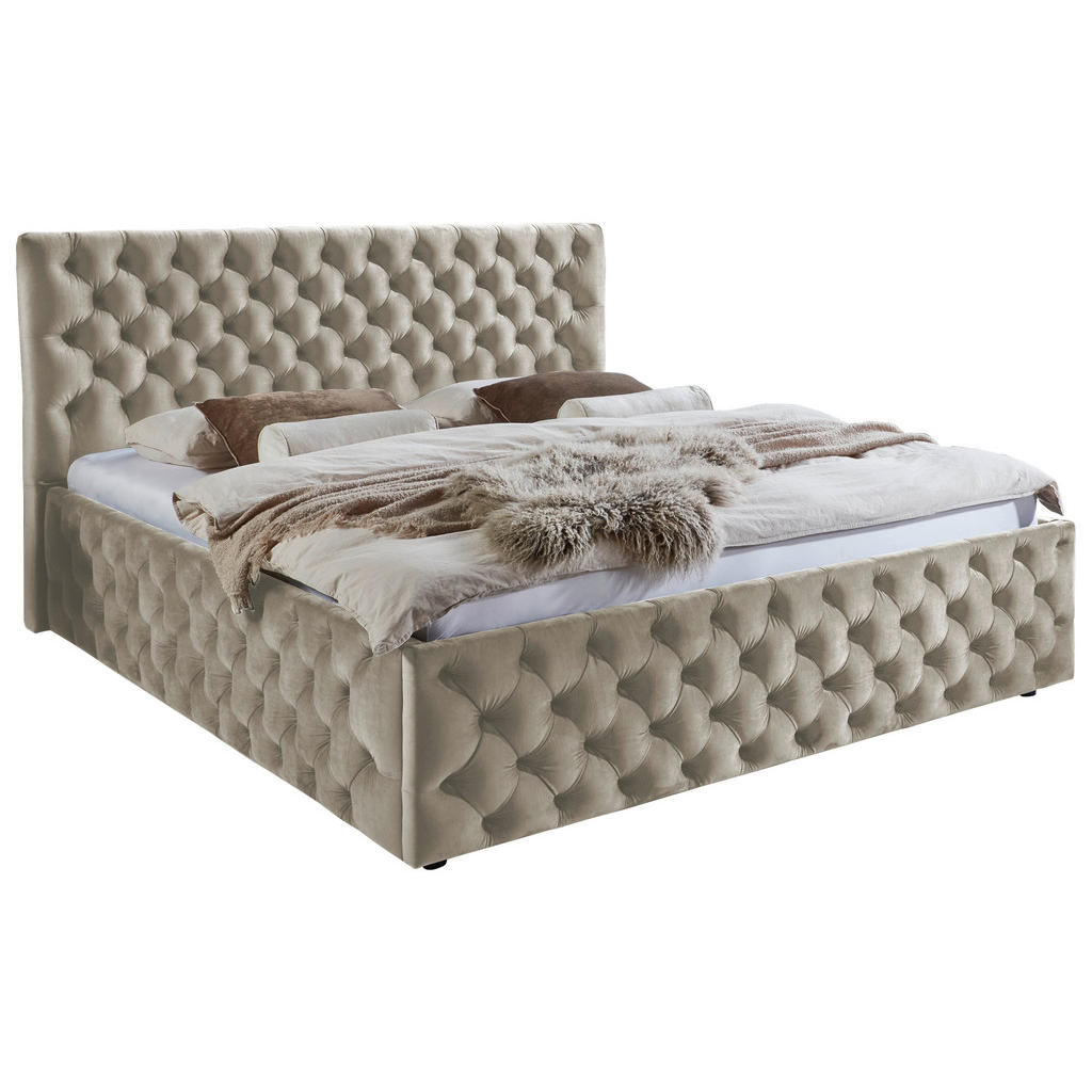 Cantus ČALÚNENÁ POSTEĽ, 180/200 cm, béžová.